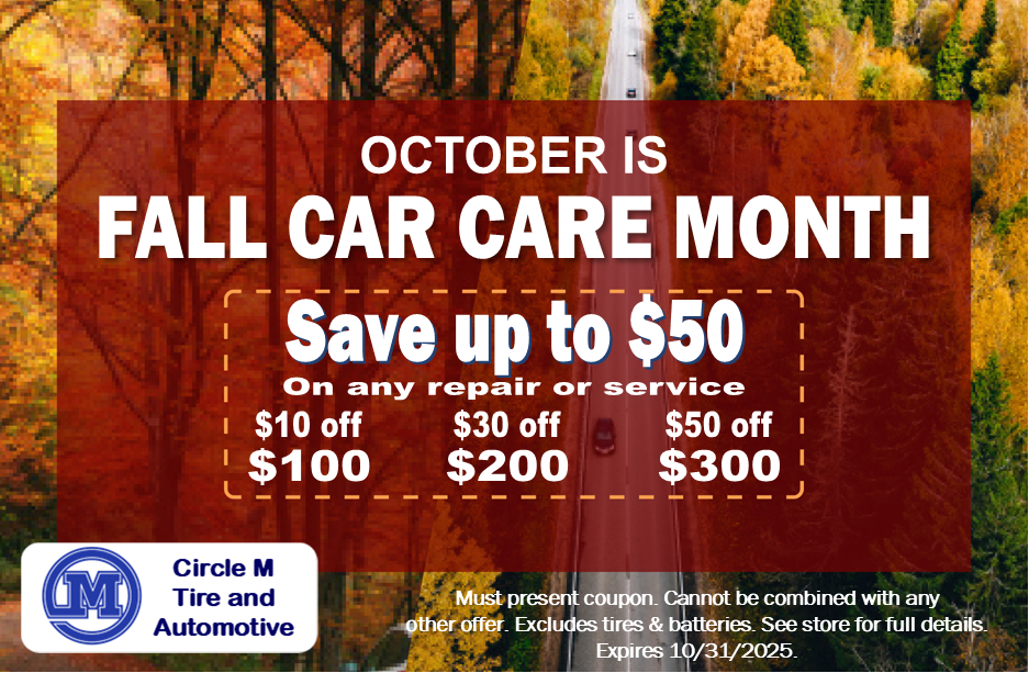 July Special Offer - Circle M Tire & Automotive